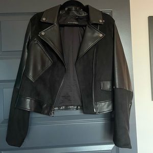 Banana Republic Suede & Leather Moto Jacket